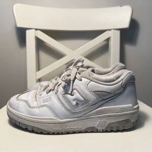 White New Balance 550 7Y